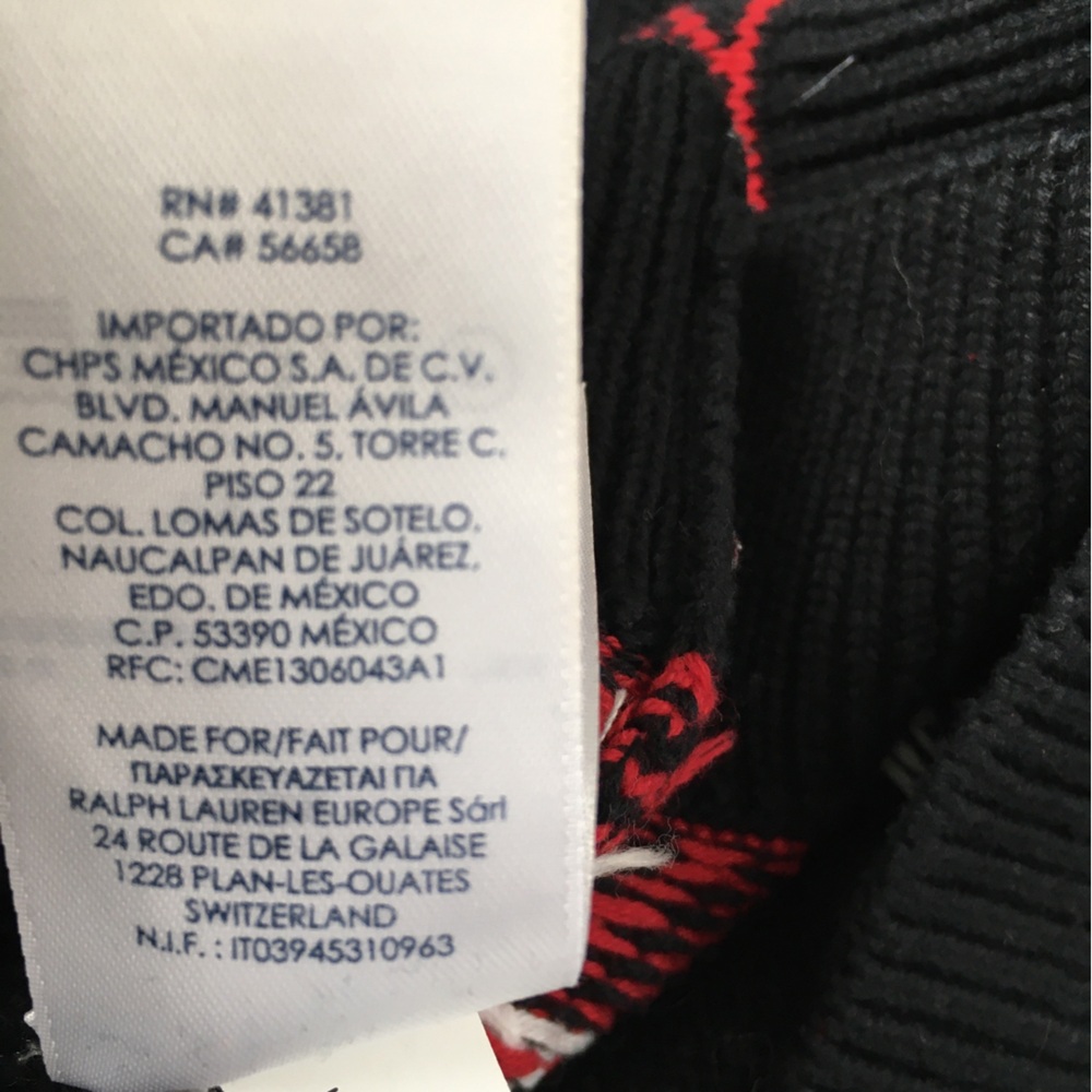 Chaps Ralph Lauren Cotton Button Neck Sweater Sz Large - Picture 10 of 15